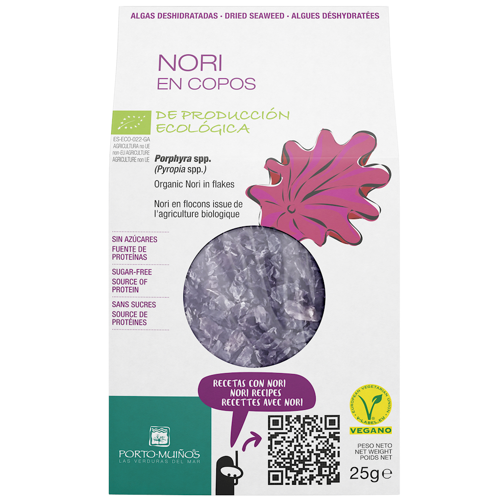 Algi Morskie Suszone - Nori Płatki BIO (2 szt x 25 g)
