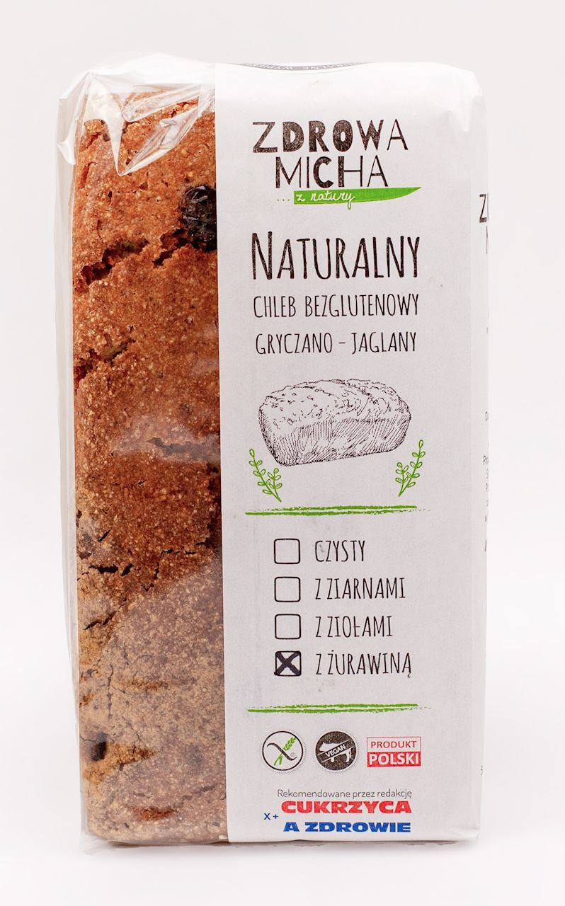 Chleb z Żurawiną Bezglutenowy 600 g