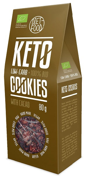 Ciastka Kakaowe Keto BIO - Diet (3 szt x 80 g)