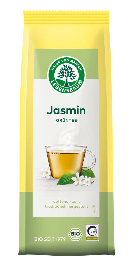Herbata Zielona Liściasta Jaśminowa BIO (2 szt x 75 g)