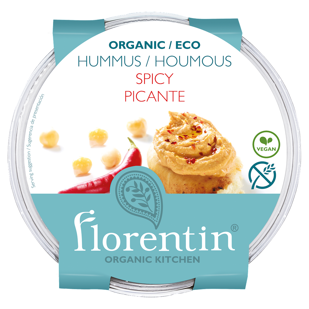 Hummus Pikantny Bezglutenowy BIO (2 szt x 170 g)