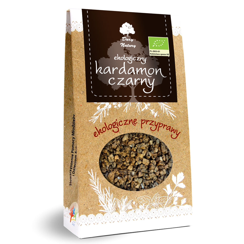 Kardamon Czarny Owoce BIO (2 szt x 40 g)