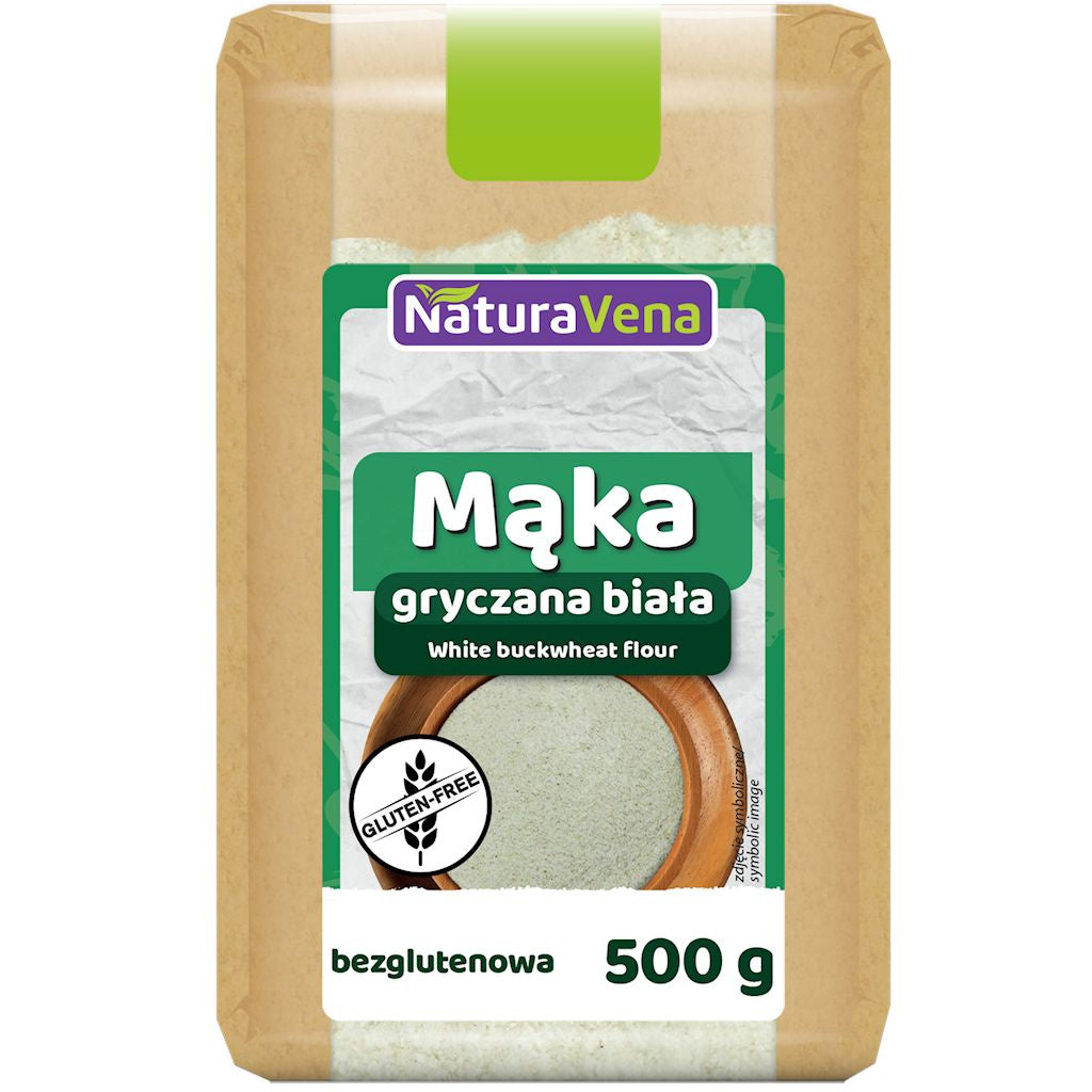 Mąka Gryczana Biała Bezglutenowa (4 szt x 500 g)