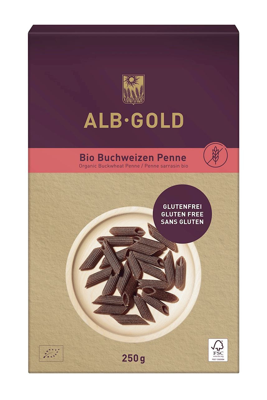 Makaron (Gryczany) Penne Bezglutenowy BIO - Alb (2 szt x 250 g)