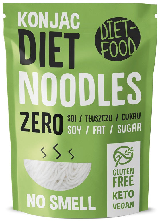 Makaron (Konjac) Noodle Bezglutenowy 270 g () - Diet (3 szt x 200 g)
