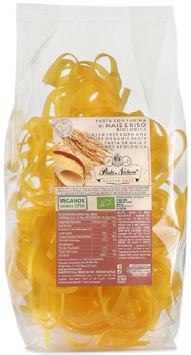 Makaron (Kukurydziano - Ryżowy) Tagliatelle Bezglutenowy BIO (2 szt x 250 g)