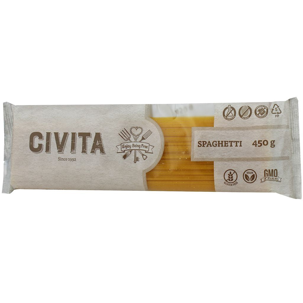 Makaron (Kukurydziany) Spaghetti Bezglutenowy (6 szt x 450 g)