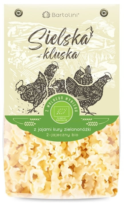 Makaron (Z Jaj Kury Zielononóżki) Fala BIO (6 szt x 250 g)