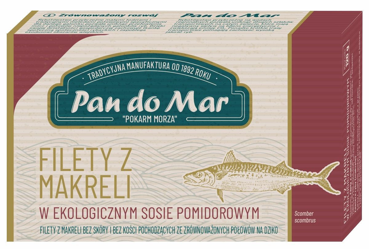 Makrela Filety w BIO Sosie Pomidorowym (2 szt x 120 g)