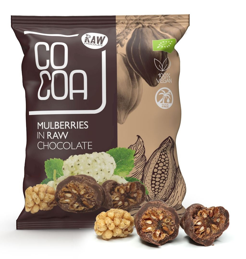 Morwa Turecka w Czekoladzie Surowej BIO (2 szt x 70 g)