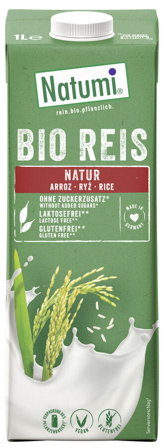 Napój Ryżowy Bez Dodatku Cukrów Bezglutenowy BIO (3 szt x 1 l)