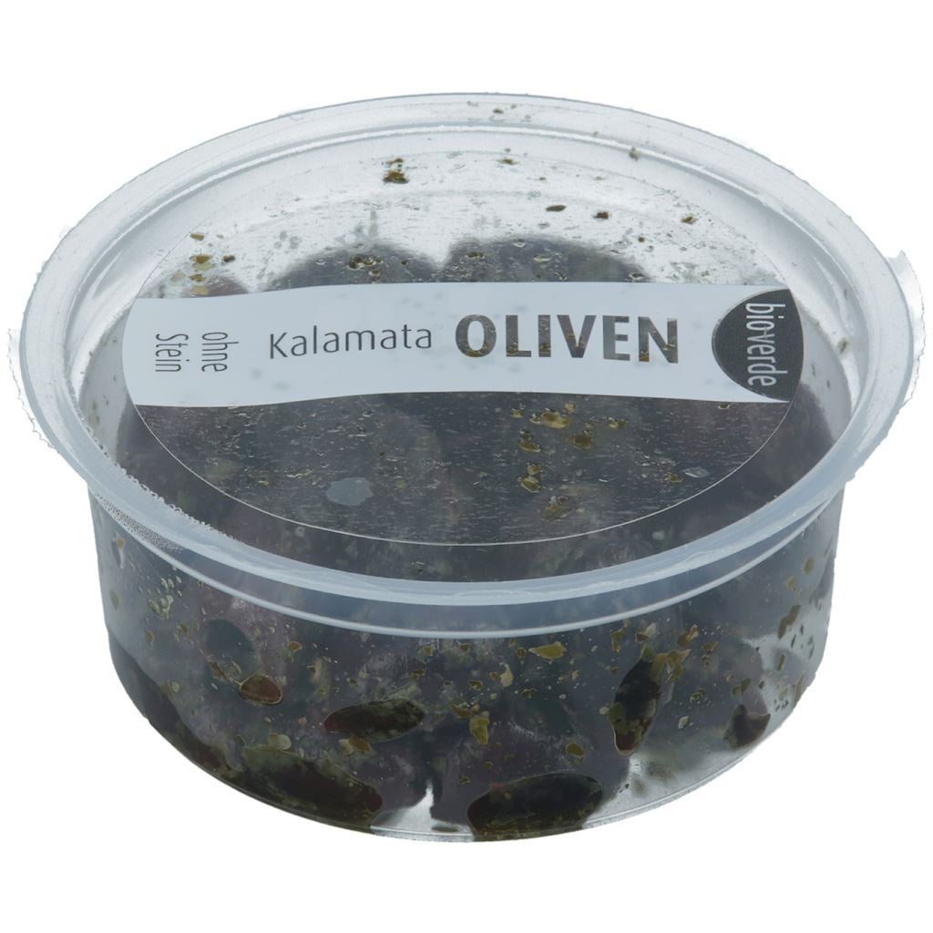 Oliwki Czarne Kalamata Bez Pestek z Ziołami BIO - Bio (2 szt x 80 g)
