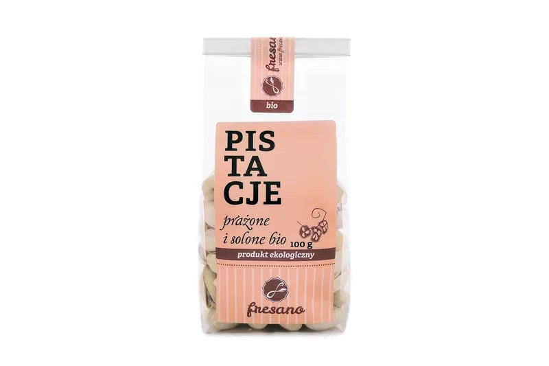 PISTACJE PRAŻONE I SOLONE BIO (100 g)