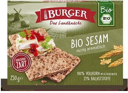 Pieczywo Chrupkie Błonnikowe Żytnie Razowe z Sezamem BIO (3 szt x 250 g)