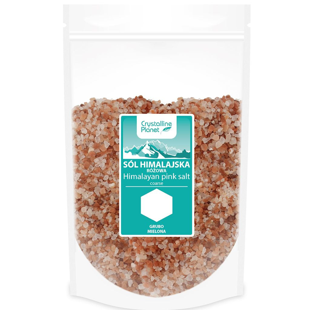 Sól Himalajska Różowa Grubo Mielona (3 szt x 1 kg)