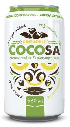 Woda Kokosowa z Sokiem z Ananasa - Diet (4 szt x 330 ml)