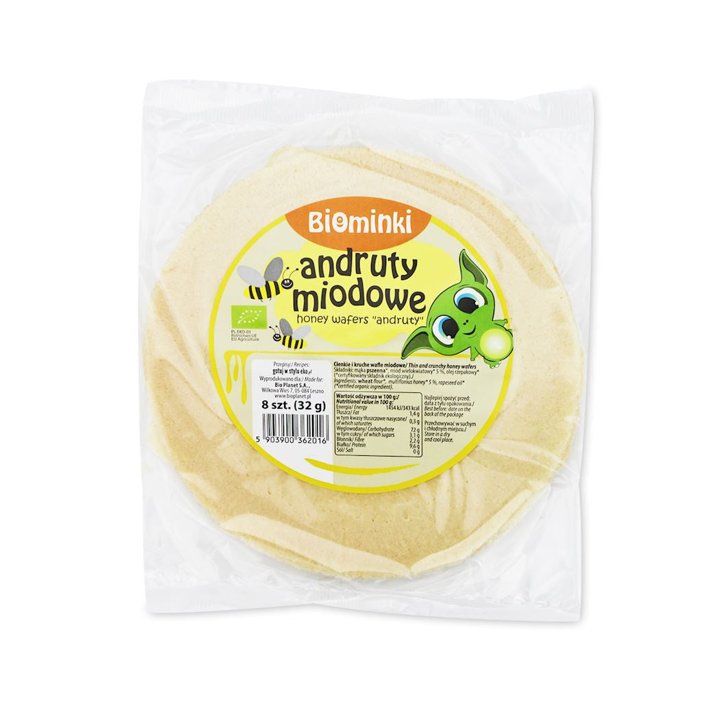 Andruty Miodowe BIO  (8 Szt.) (11 szt x 32 g)