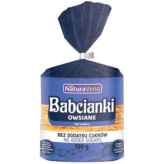 Babcianki Owsiane Bez Dodatku Cukrów (10 szt x 100 g)