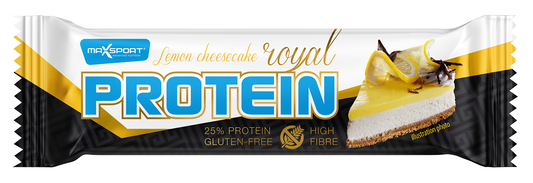 Baton Proteinowy o Smaku Sernika Cytrynowego w Polewie Białej Bezglutenowy (6 szt x 60 g)