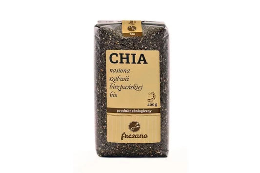 CHIA - NASIONA SZAŁWII HISZPAŃSKIEJ BIO (400 g)
