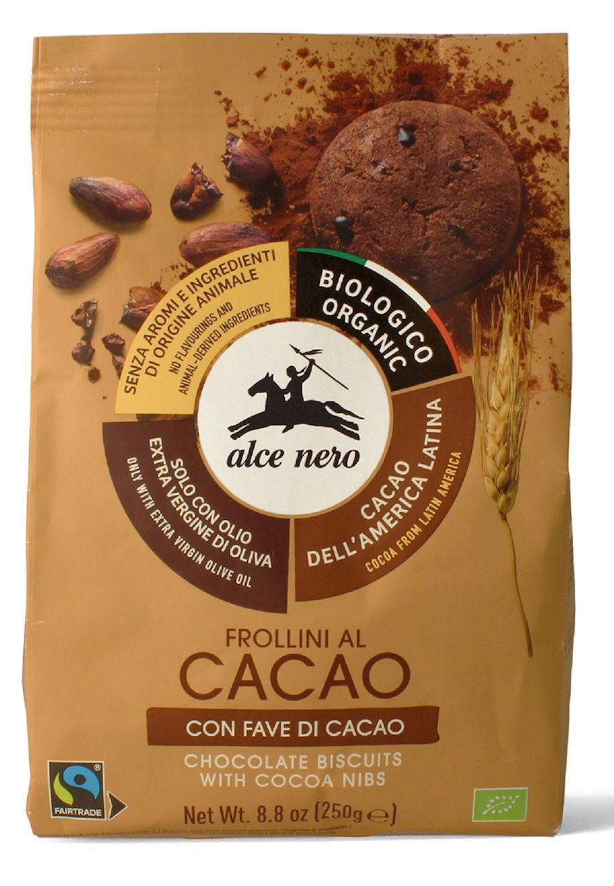 Ciastka Kakaowe z Ziarnami Kakao Fair Trade BIO (2 szt x 250 g)