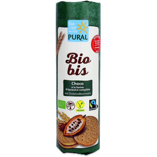 Ciastka Markizy Orkiszowe z Kremem Kakaowym Fair Trade BIO (2 szt x 320 g)