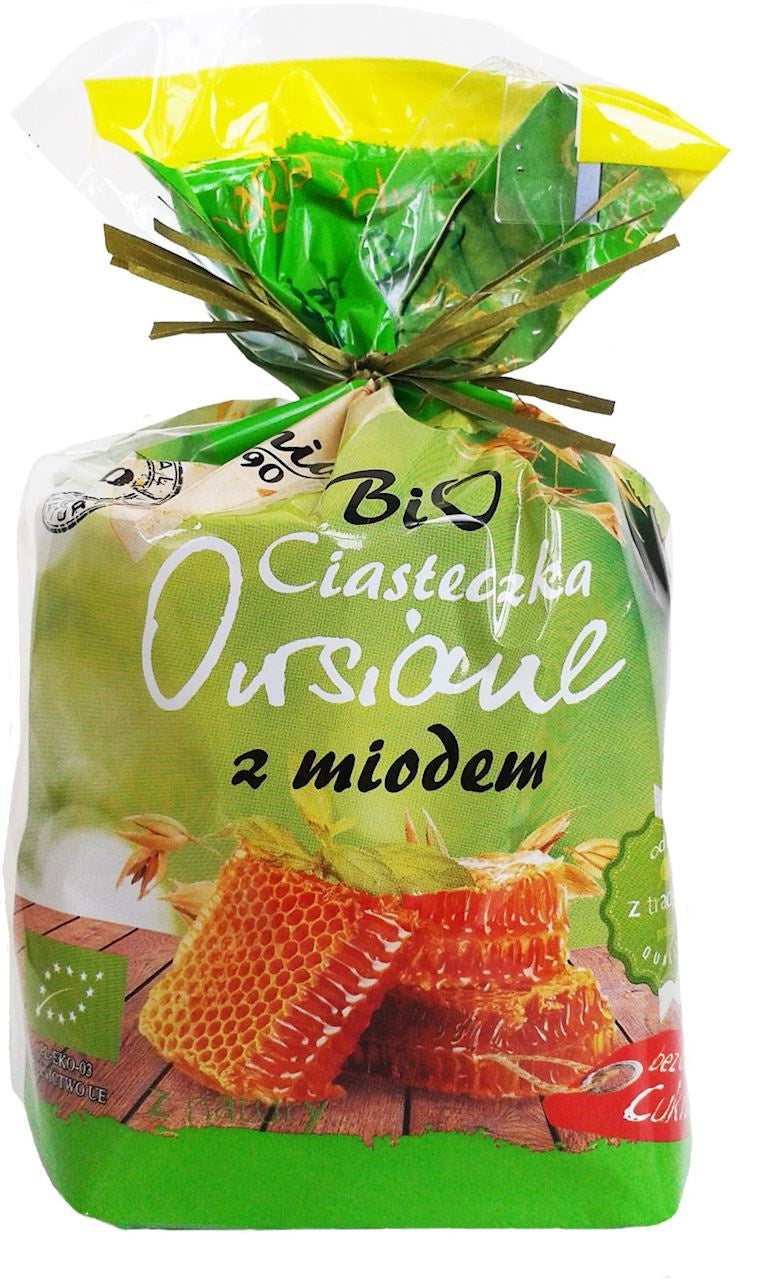 Ciastka Owsiane z Miodem BIO (3 szt x 150 g)