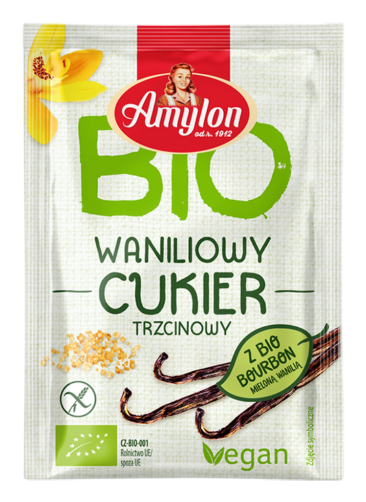 Cukier z Wanilią Bourbon Bezglutenowy BIO (40 szt x 20 g)