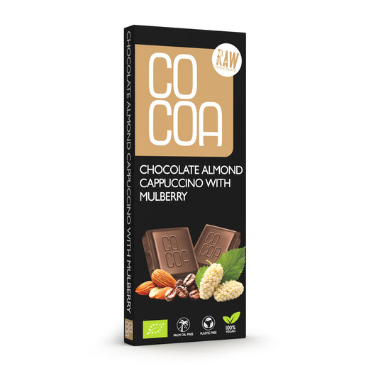 Czekolada Cappuccino Migdałowe z Morwą BIO (2 szt x 40 g)