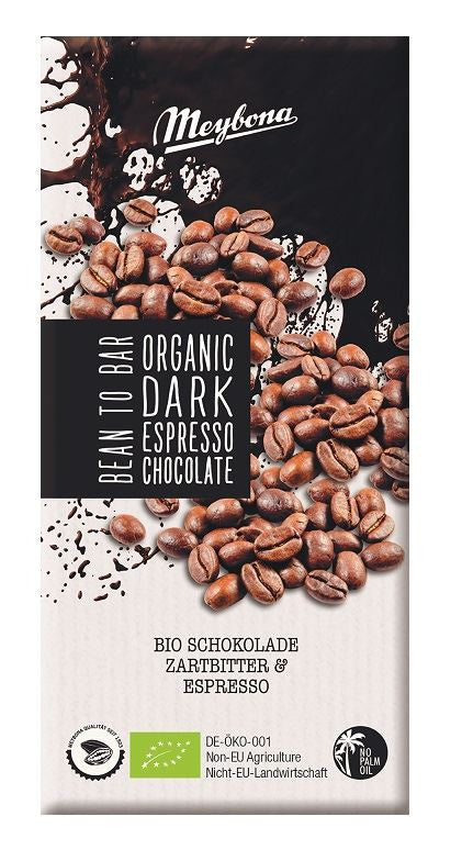 Czekolada Gorzka z Kruszonymi Ziarnami Kawy Espresso BIO (2 szt x 100 g)