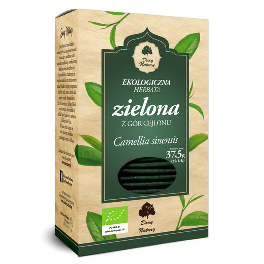 Herbata Zielona BIO (25 x 1,5 g) 37,5 g (2 szt x 38 g)
