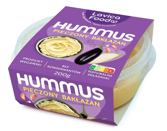 Hummus Pieczony Bakłażan (2 szt x 200 g)