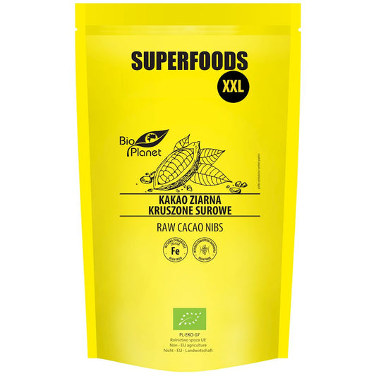 Kakao Ziarna Kruszone Surowe BIO 600 g
