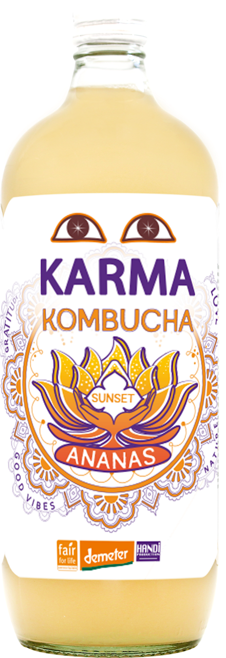 Kombucha z Ananasem Fair For Life Demeter BIO 1 l