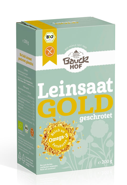 Len Złoty Mielony Bezglutenowy BIO (3 szt x 200 g)