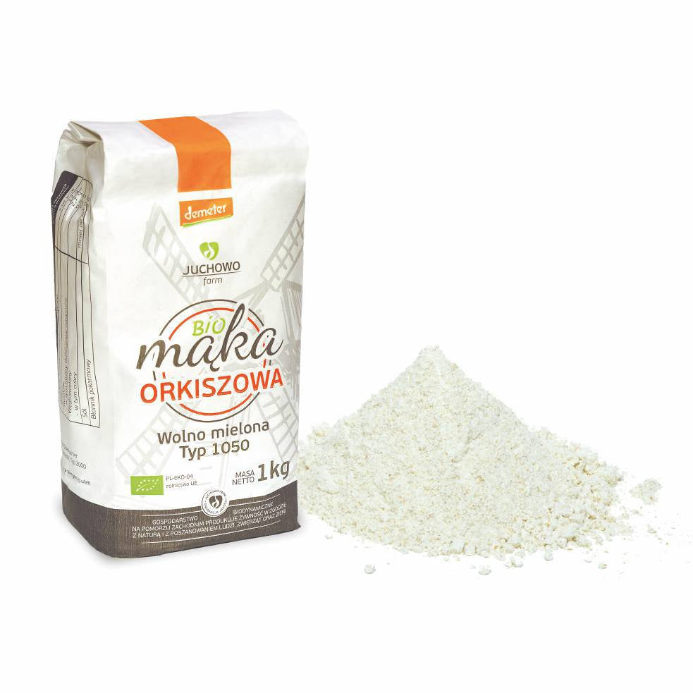 Mąka Orkiszowa Typ 1050 Demeter BIO (2 szt x 1 kg)