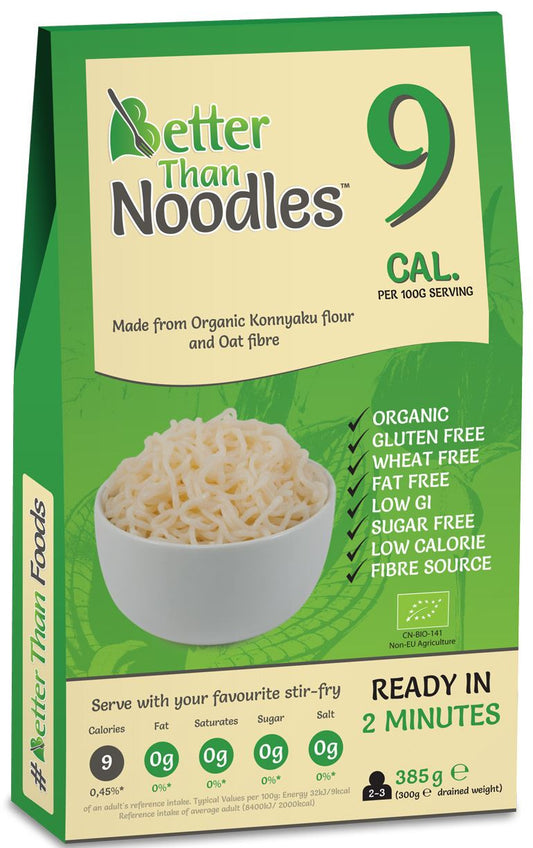 Makaron (Konjac) Noodle Bezglutenowy BIO 385 g () (3 szt x 300 g)
