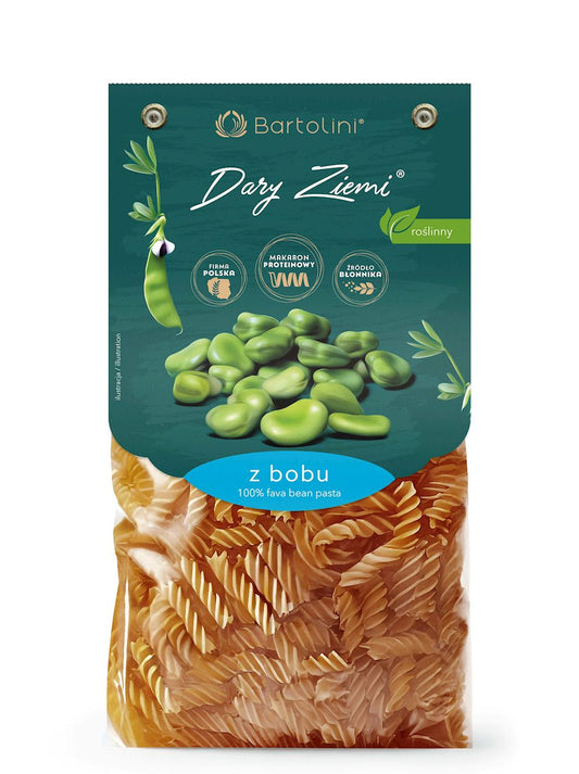 Makaron Proteinowy (Z Bobu) Świderki (3 szt x 250 g)