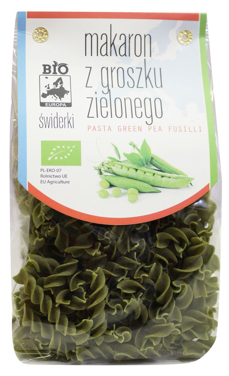 Makaron Proteinowy z Groszku Zielonego Świderki BIO (3 szt x 250 g)