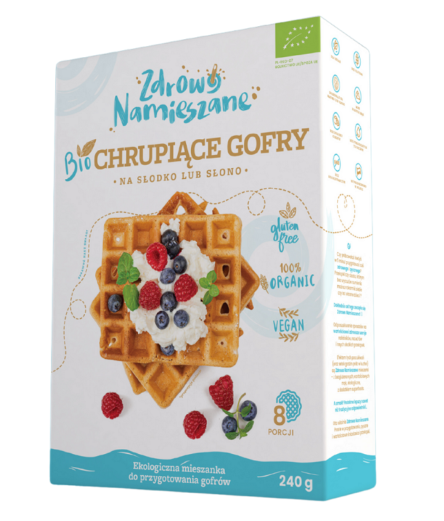 Mieszanka Na Gofry Bezglutenowa BIO (2 szt x 240 g)