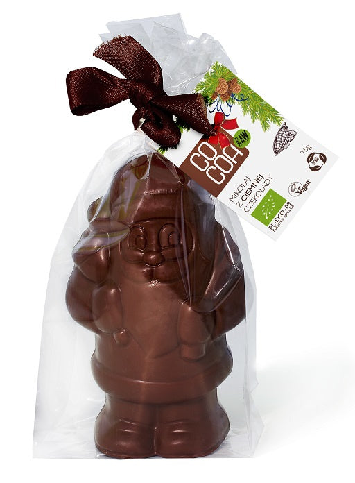 Mikołaj z Ciemnej Czekolady Bezglutenowy BIO (2 szt x 75 g)