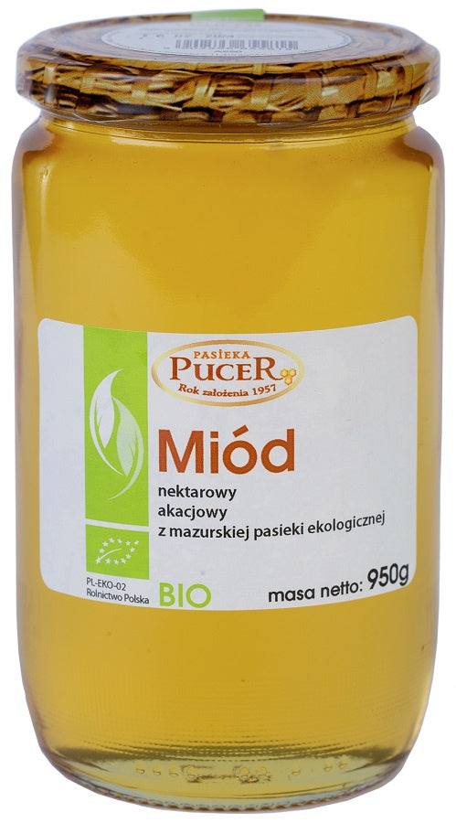 Miód Akacjowy  BIO 950 g