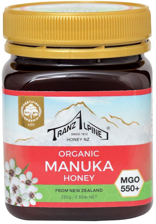 Miód Manuka Mgo 550+ BIO 250 g