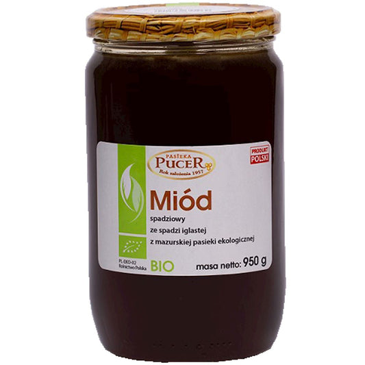Miód Spadziowy Ze Spadzi Iglastej BIO 950 g