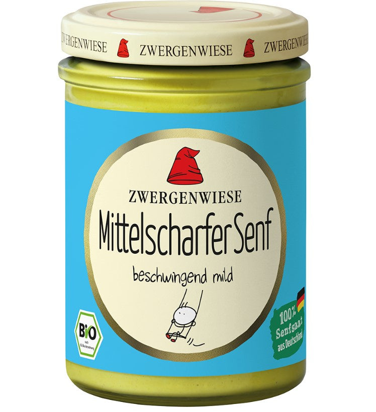 Musztarda Średnio Ostra Bezglutenowa BIO (3 szt x 160 ml)