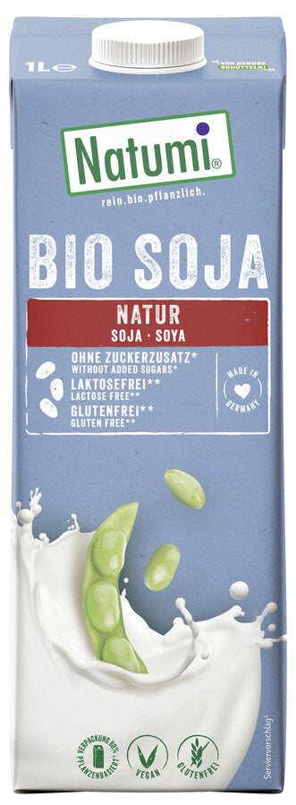 Napój Sojowy Bez Dodatku Cukrów Bezglutenowy BIO (4 szt x 1 l)