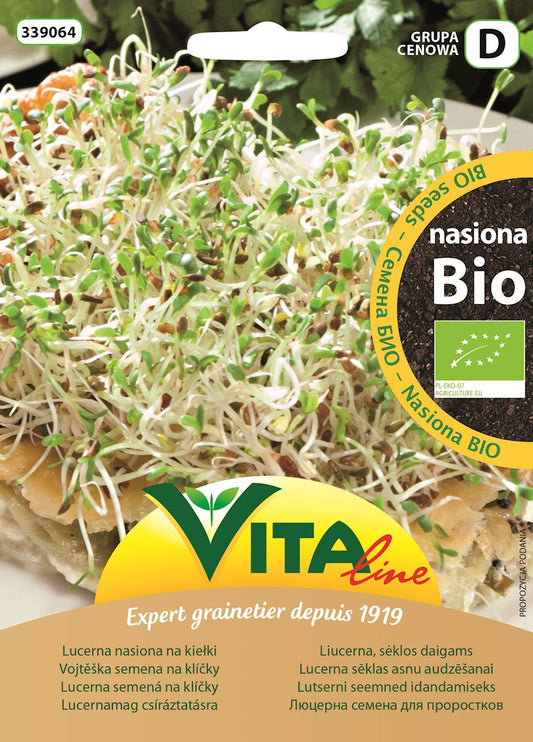 Nasiona Lucerny BIO Na Kiełki 20 g