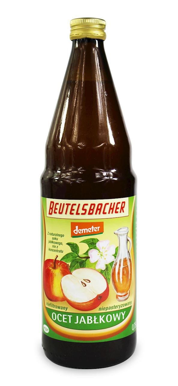 Ocet Jabłkowy 5 % Niefiltrowany Demeter BIO (2 szt x 750 ml)