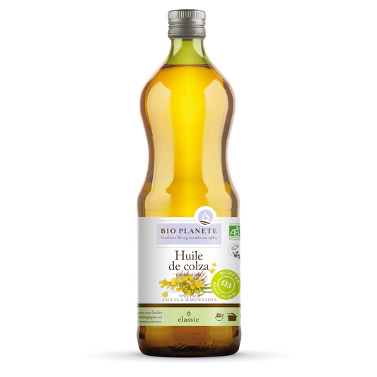 Olej Rzepakowy Bezwonny Omega-3 BIO 1 l