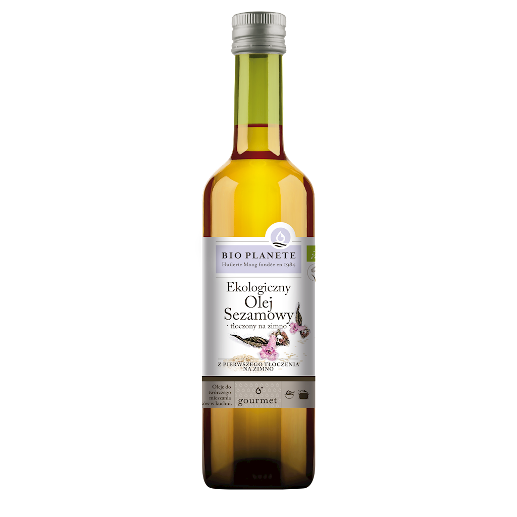 Olej Sezamowy Tłoczony Na Zimno BIO 500 ml